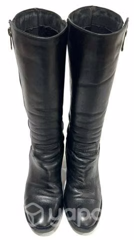 Bota de Cuero Marca Mingo N*35 Negro