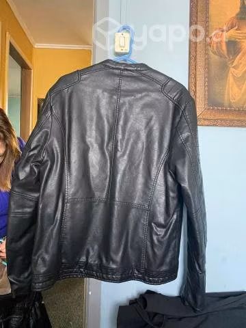 chaqueta de cuero auténtico - Imagen 2