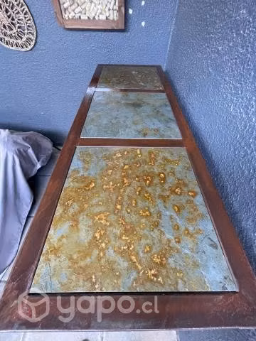 Maravilloso arrimo de fierro con piedra pizarra - Imagen 2