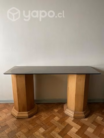 Arrimo de pilares de madera y cubierta de vidrio - Imagen 2