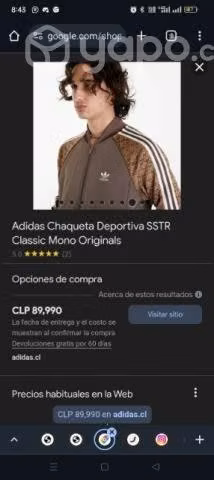 Poleron Adidas SSTR Classic Mono Originals