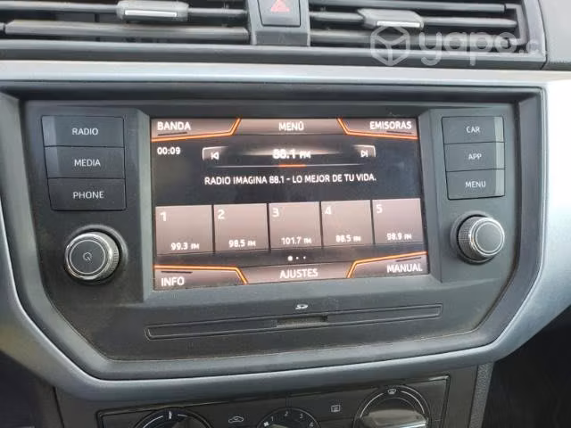 Radio y cámara retroceso