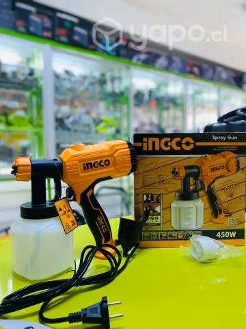 Pistola de pintar 450w 800ml spg3508 ingco