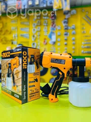 Pistola de pintar 450w 800ml spg3508 ingco