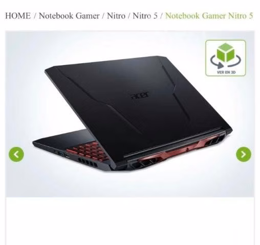 Pc gamer Acer nitro 5