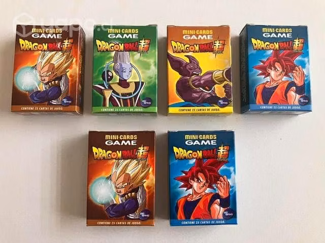 Lote 6 cajas de 25 mini cards c/u
