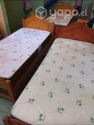 Cama 1 Plaza con colchón - Imagen 3