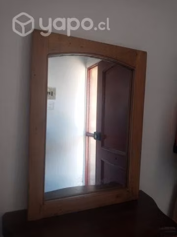 Espejo de colgar o sobremesa Madera - Imagen 2