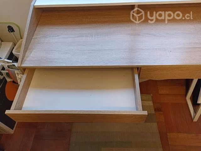 Escritorio de madera y metal - Imagen 4