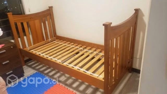 Cama + colchón de 1 plaza
