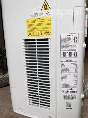 AC Frio/Calor Portatil Daitsu- Excelente Estado - Imagen 2