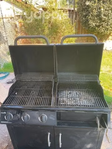 Parrilla CHAR-BROIL premium duo (gas y carbon)