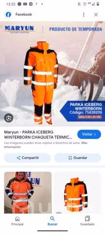 Traje termico completo