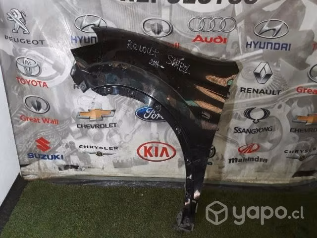 5850 tapabarro izquierdo renault symbol 2014