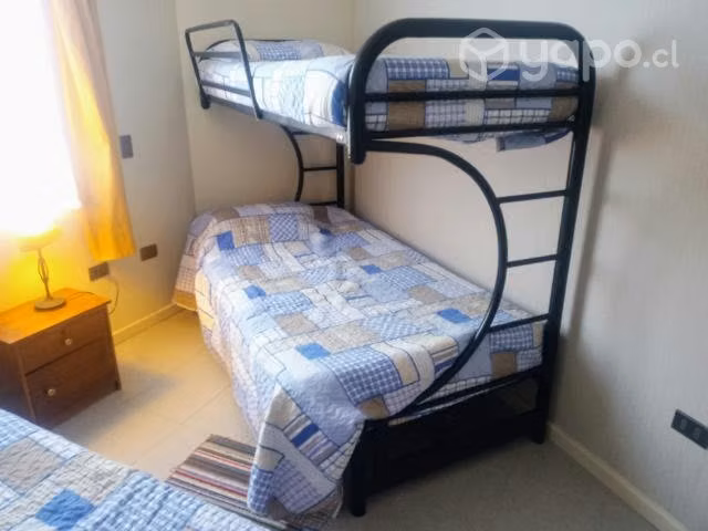 Litera, cama de dos plazas y modular