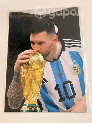 Póster mundial Qatar 2022 +set completo de láminas