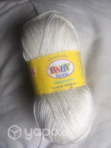 Lanas bebé blanco invierno