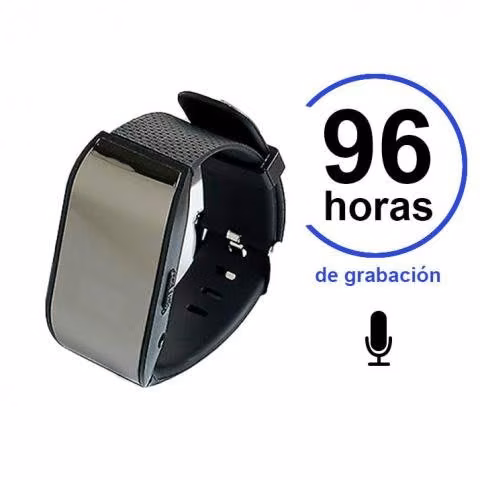 Reloj Pulsera Digital Grabadora Voz Espia 8GB MP3