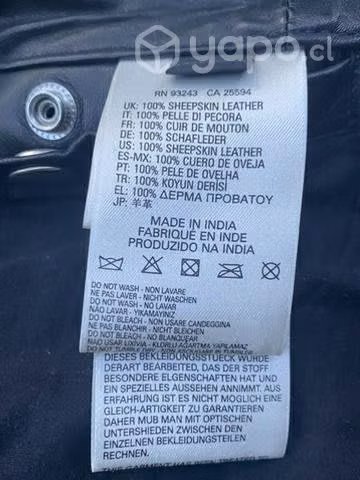 Chaqueta Cuero Oveja Diésel