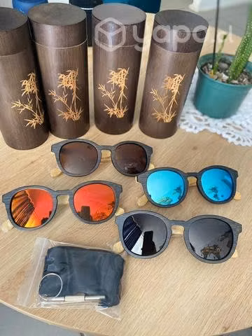 Lentes de bambú uv400