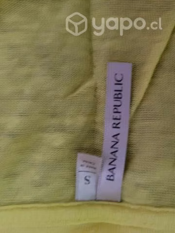 Polera amarilla Banana Republic talla s