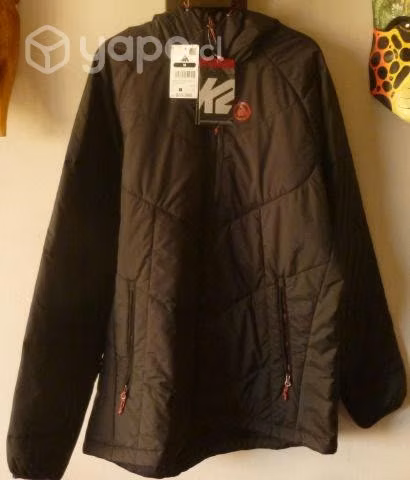 Parka hombre k2 negra talla m
