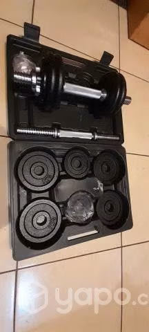 Mancuernas 15kg 100% metal