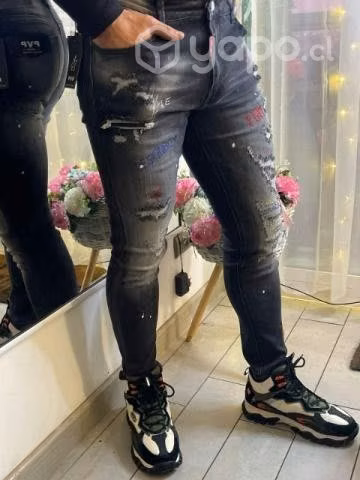 Jeans slim pitillo talla 40 hombre - Imagen 5