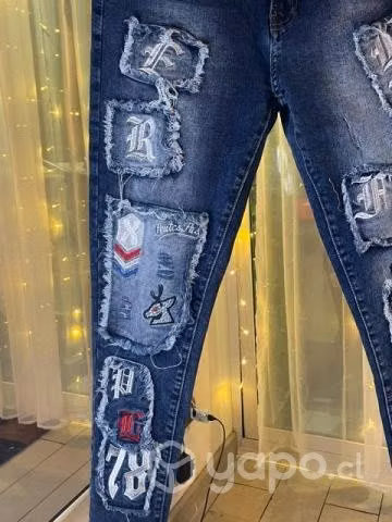 Jeans slim pitillo talla 40 hombre - Imagen 4