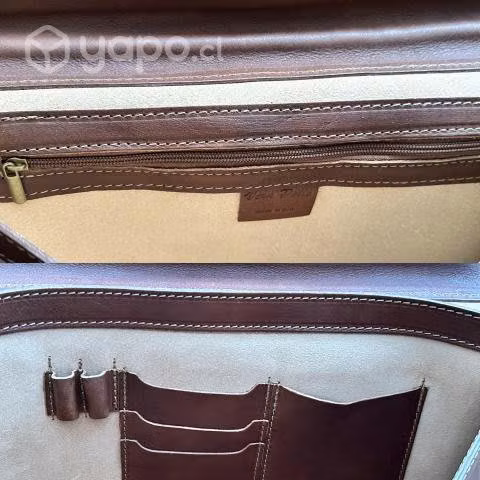 Bolso / Maletín Cuero Genuino 100%