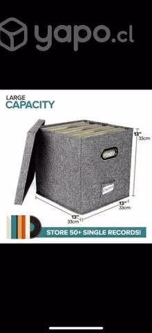 Caja para guardar discos de vinilo
