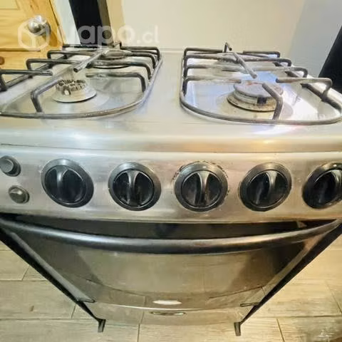 Cocina Wirlhpool a gas + Cilindro gas 5 kg vacío - Imagen 5