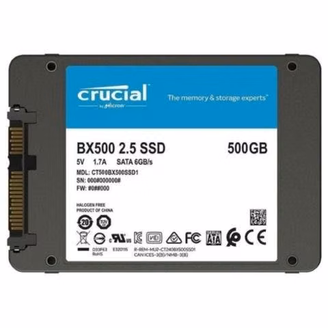 Disco Sólido Ssd Crucial Bx500 500gb Sata 2.5 - Imagen 2