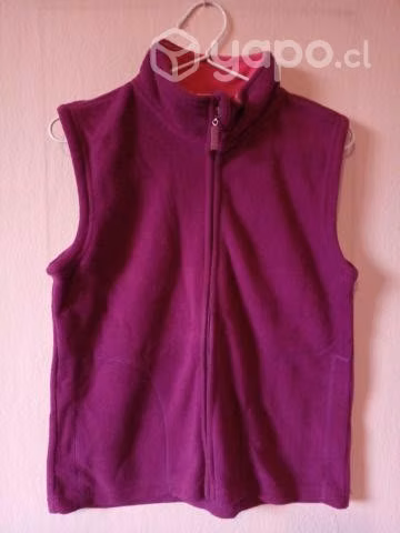 Chaleco polar morado para niña - Imagen 2