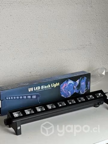 Luz Led Uv Negra Fluor Ultravioleta 42cm
