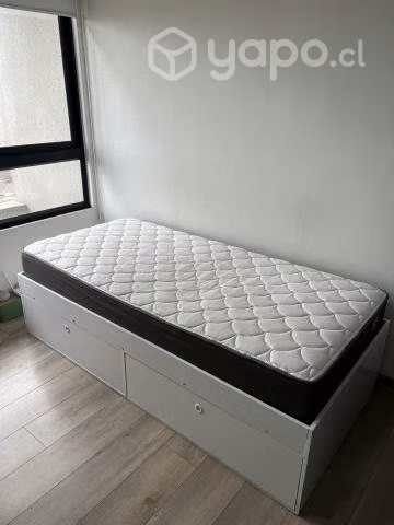 Base de cama + Colchón Rosen de 1 plaza - Imagen 3
