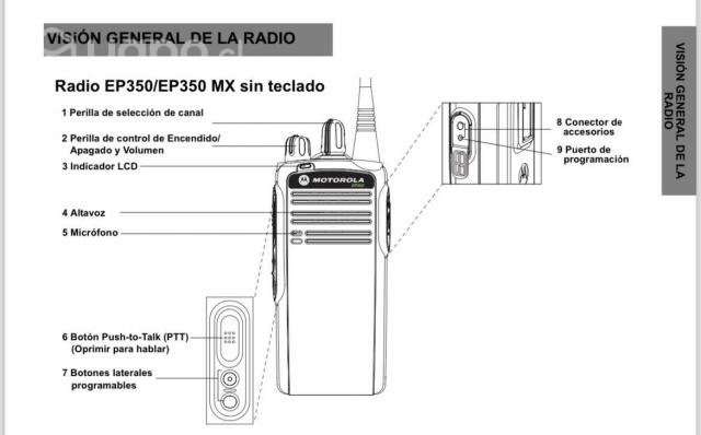 Radio motorola ep350 mx - Imagen 5