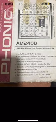Mixer Phonic AM240D - Imagen 3