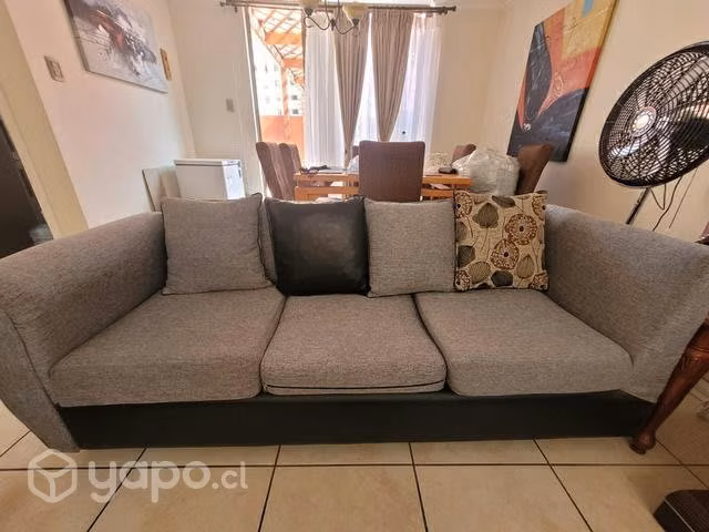 Living modular en forma de L