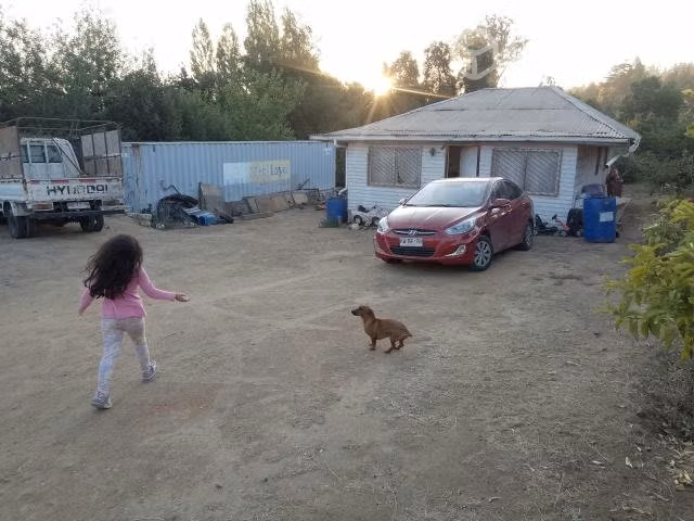 Arriendo terreno 1400 metros más casa y container