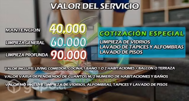 Servicios de limpieza