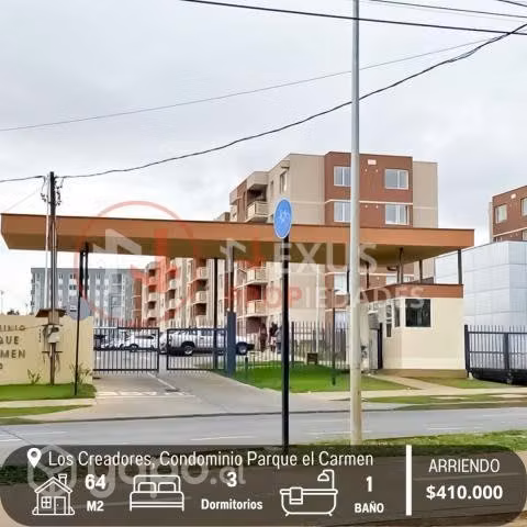 Departamento Condominio Parque el Carmen, Temuco