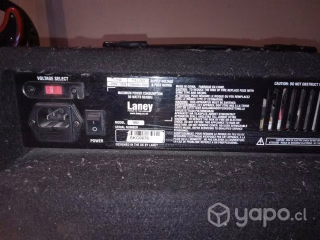 Amplificador de bajo eléctrico laney rb2 30w