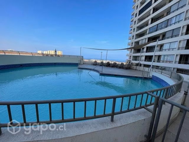 Se arrienda departamento nuevo 1d 1 b vista al mar