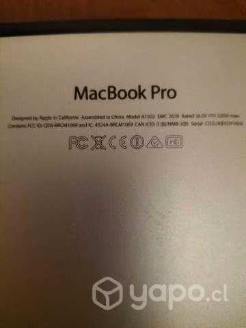 MacBook Pro (Retina,13-inch late 2013) / A1502 - Imagen 2