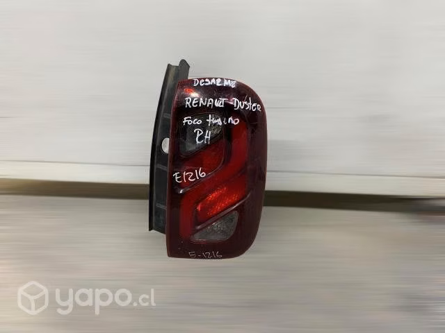 Foco trasero rh renault duster