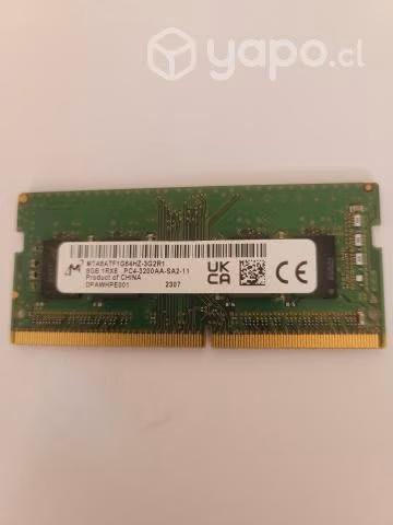 Memoria Ram Notebook 8G DDR4 3200mhz