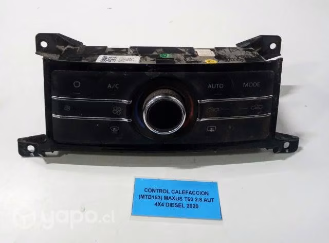 Control Calefacción (MTB153) Maxus T60 2.8 AUT 4x4
