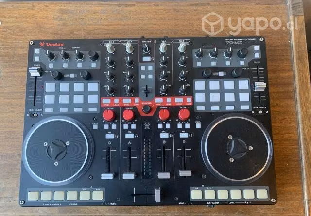 Controlador DJ Profesional 4 deck, sin uso