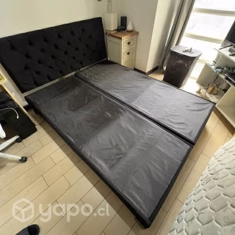 Base cama 2 plaza + respaldo. Envío incluido